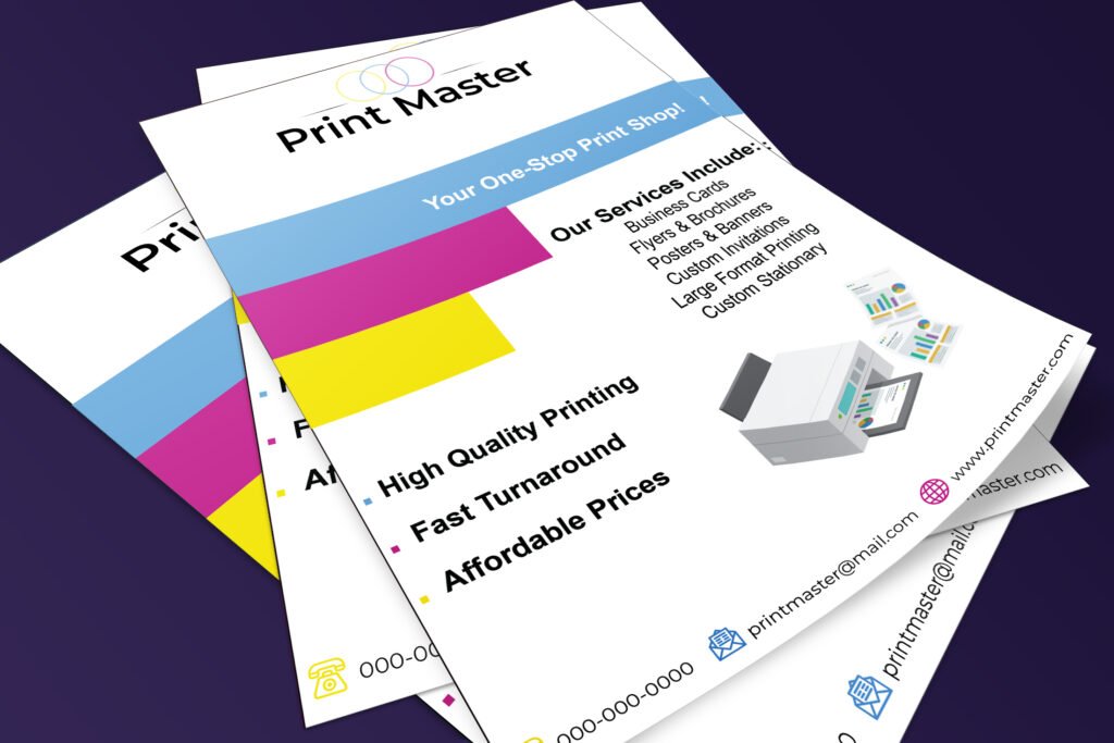 scatter poster display mockup